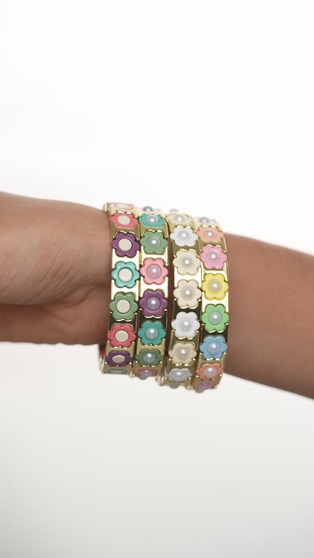 Pressed Petals In Block: Sunday Brunch Bracelet | Stylika