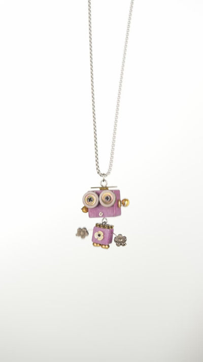 Robot Pixie Pendant Necklace | Stylika