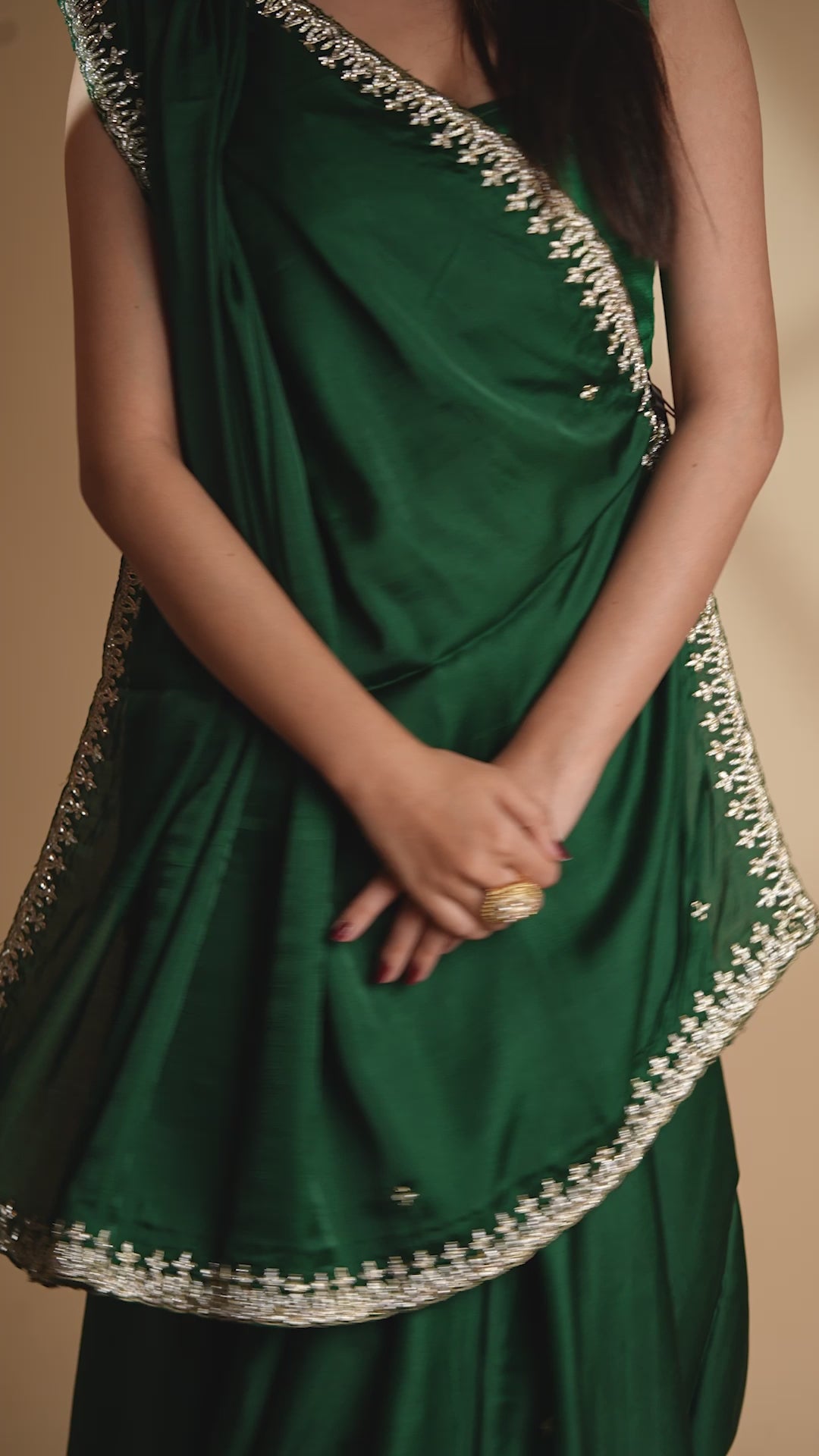 Layered Pearl Jhumka Juda (kamarband)| Stylika