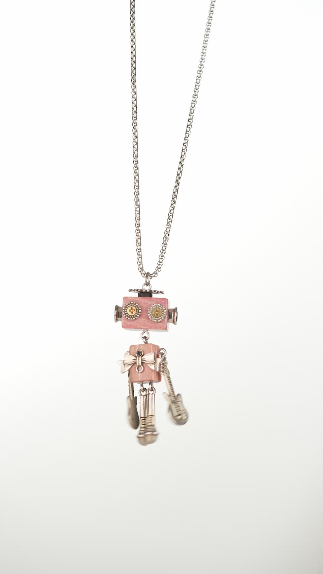 Robot Rockstar Pendant Necklace | Stylika