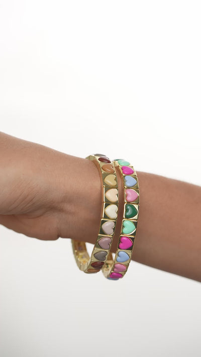 Love Letters In Block: Candy Crush Bracelet | Stylika