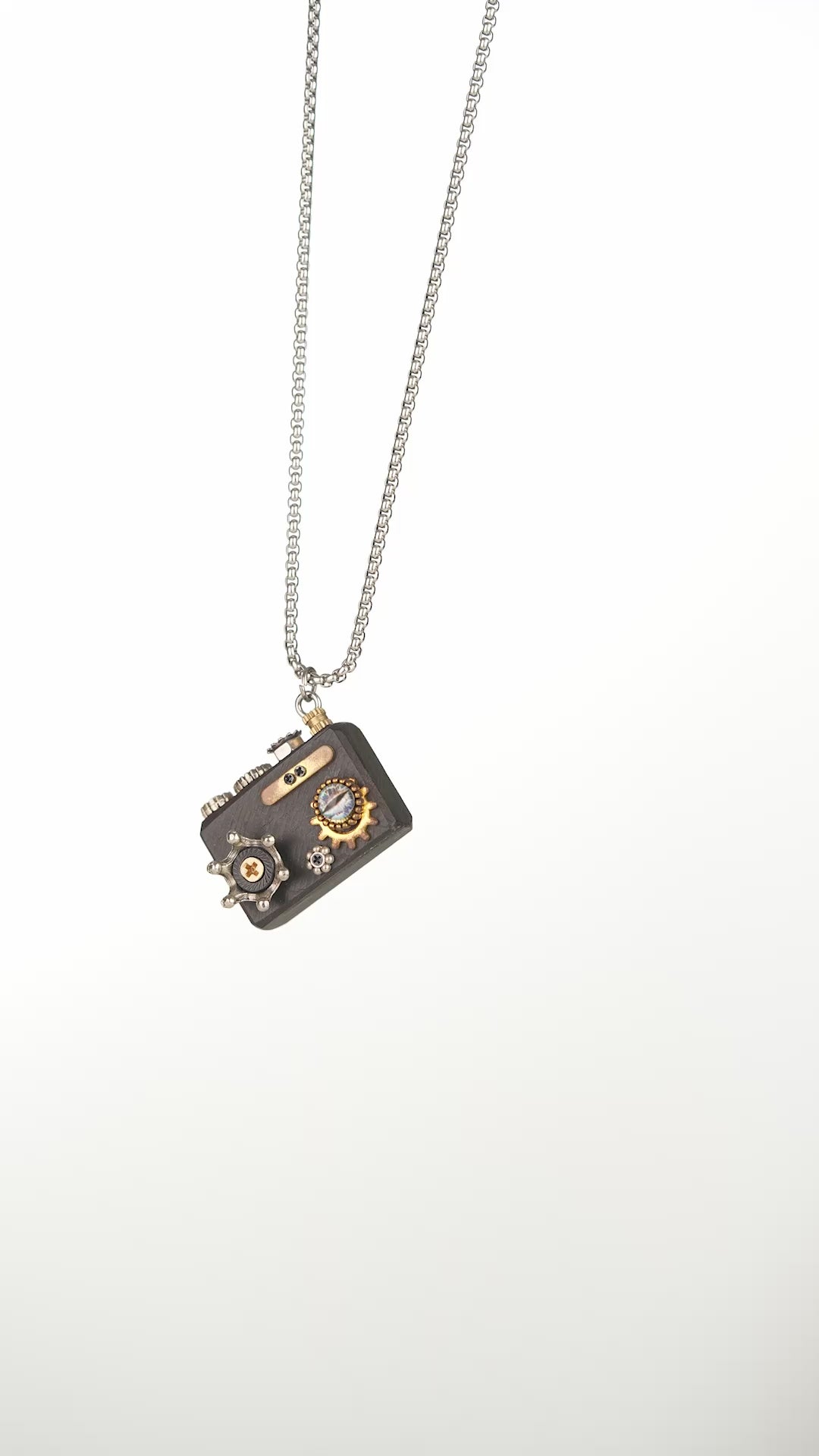 Robot Camera Pendant Necklace | Stylika