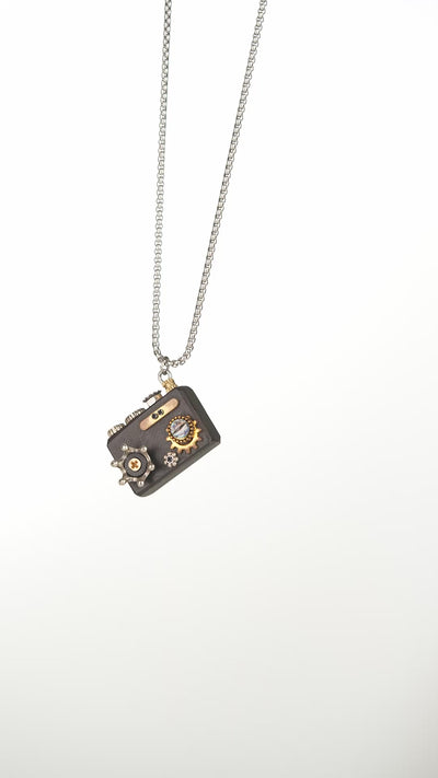 Robot Camera Pendant Necklace | Stylika